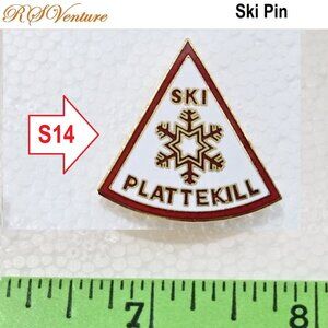 Buy one get one FREE, New Vintage Plattekill Mt.  Ski Pin
